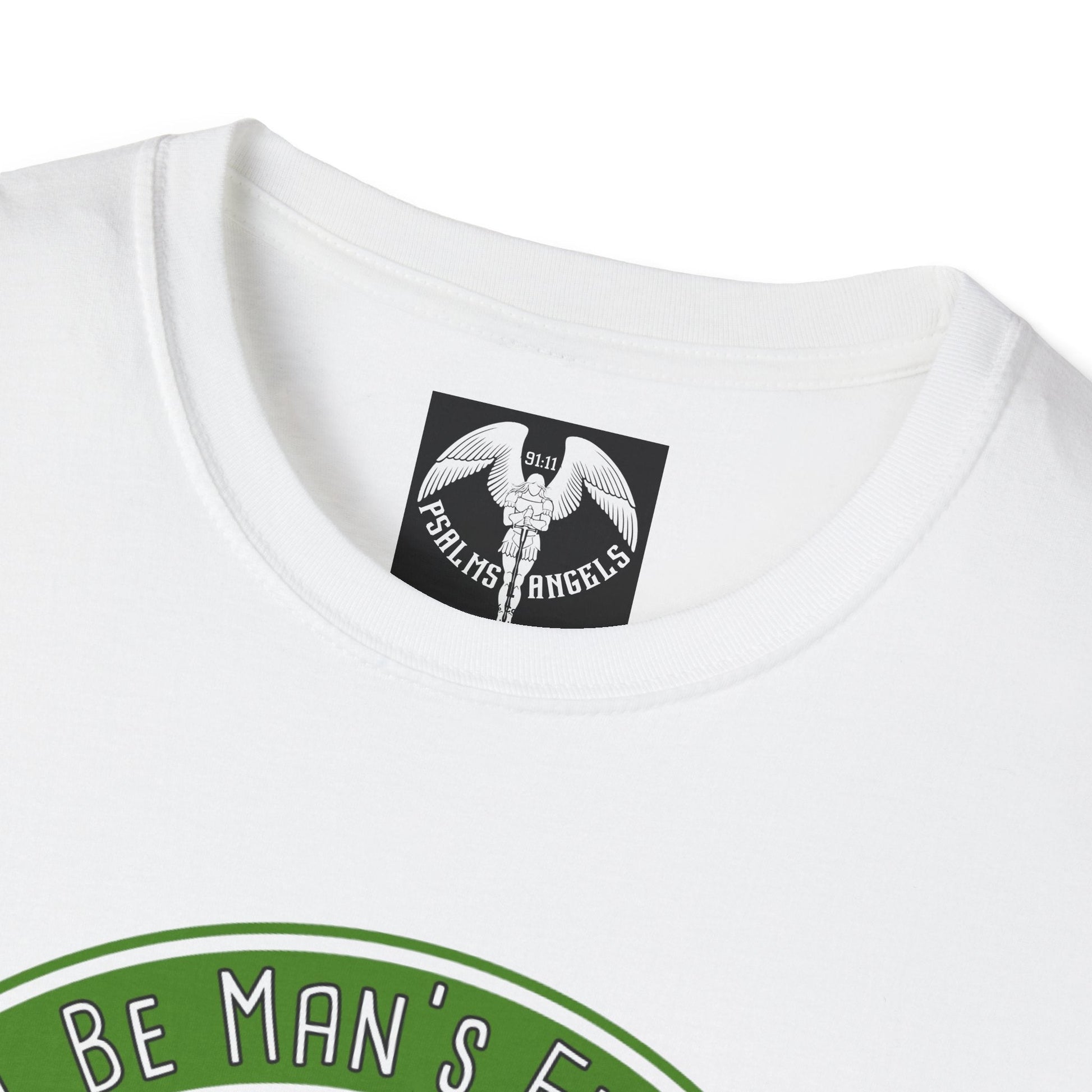 Psalms Angels "It Will Be Man’s Finest Hour" Graphic Unisex White Tee Amour