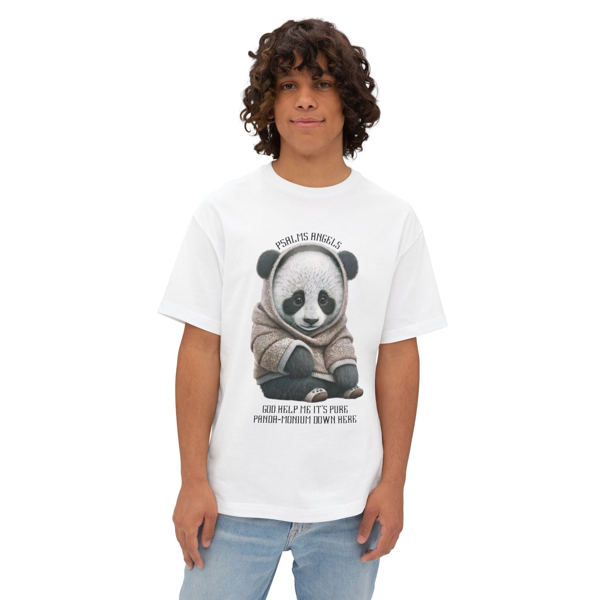 Psalms Angels Pandemonium Unisex Oversized Boxy Lux Tee Printify