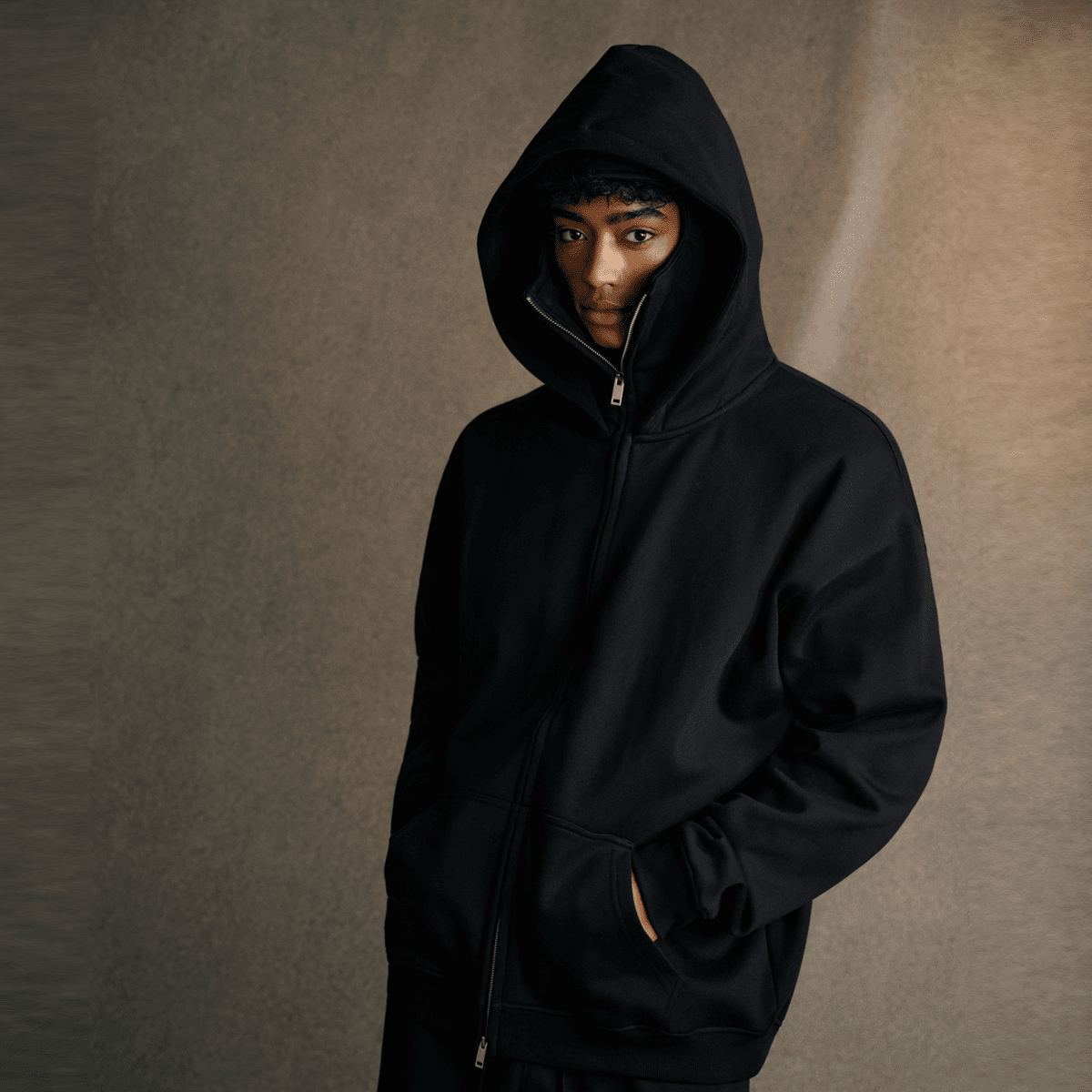 Windproof Zip-Up Face Mask Hoodie Psalms-Angels.com