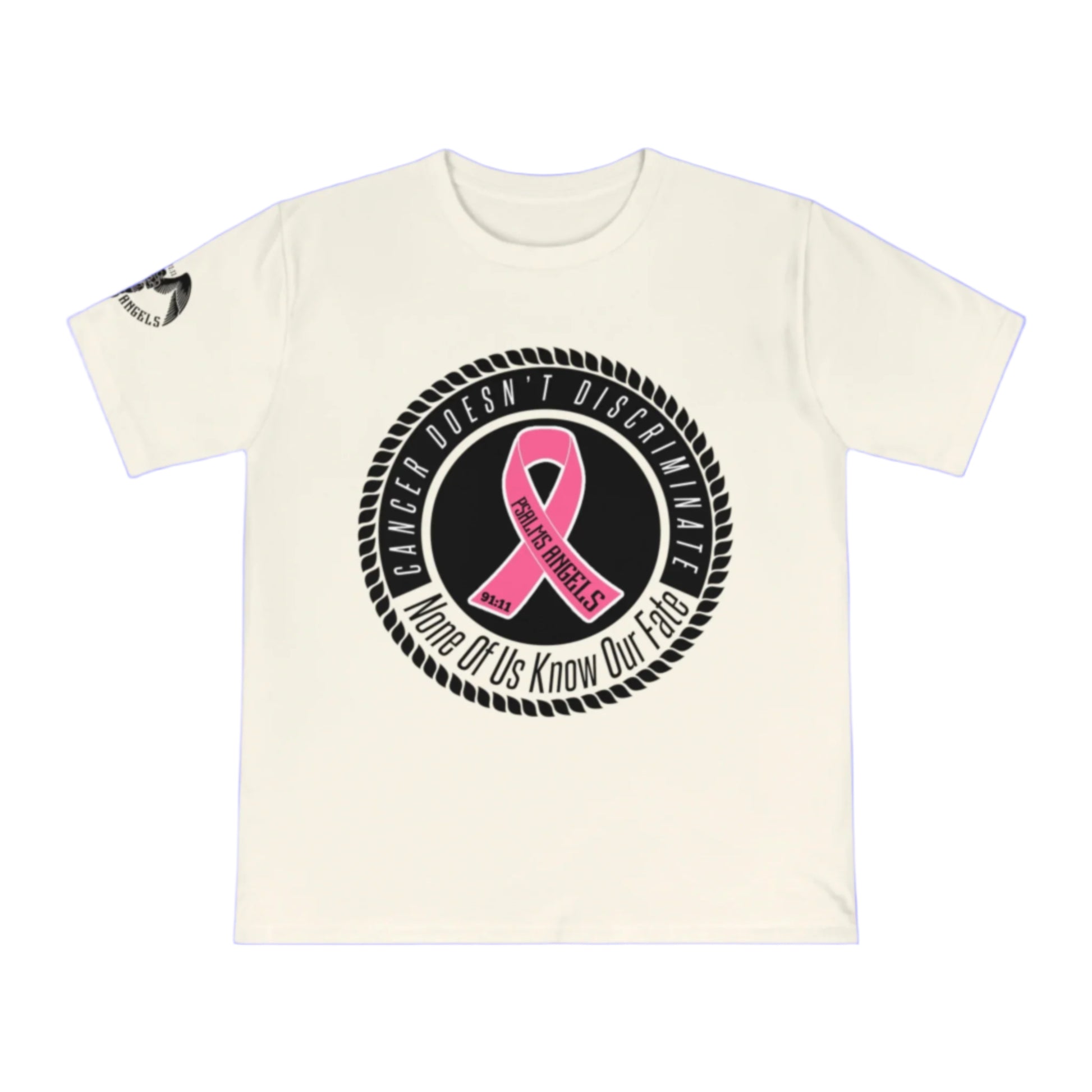 Psalms Angels Prostate Cancer Awareness Charitable Unisex Organic Cotton T-Shirt - Psalms-Angels.com