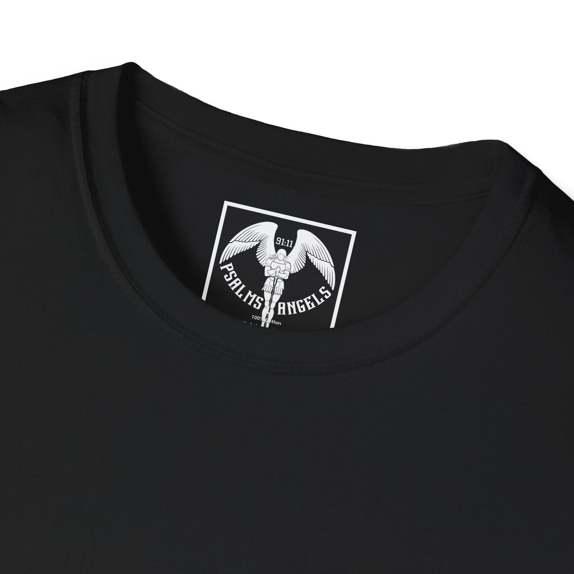 Psalms Angels "Dear Person Behind Me" Graphic Unisex Black Tee Amour