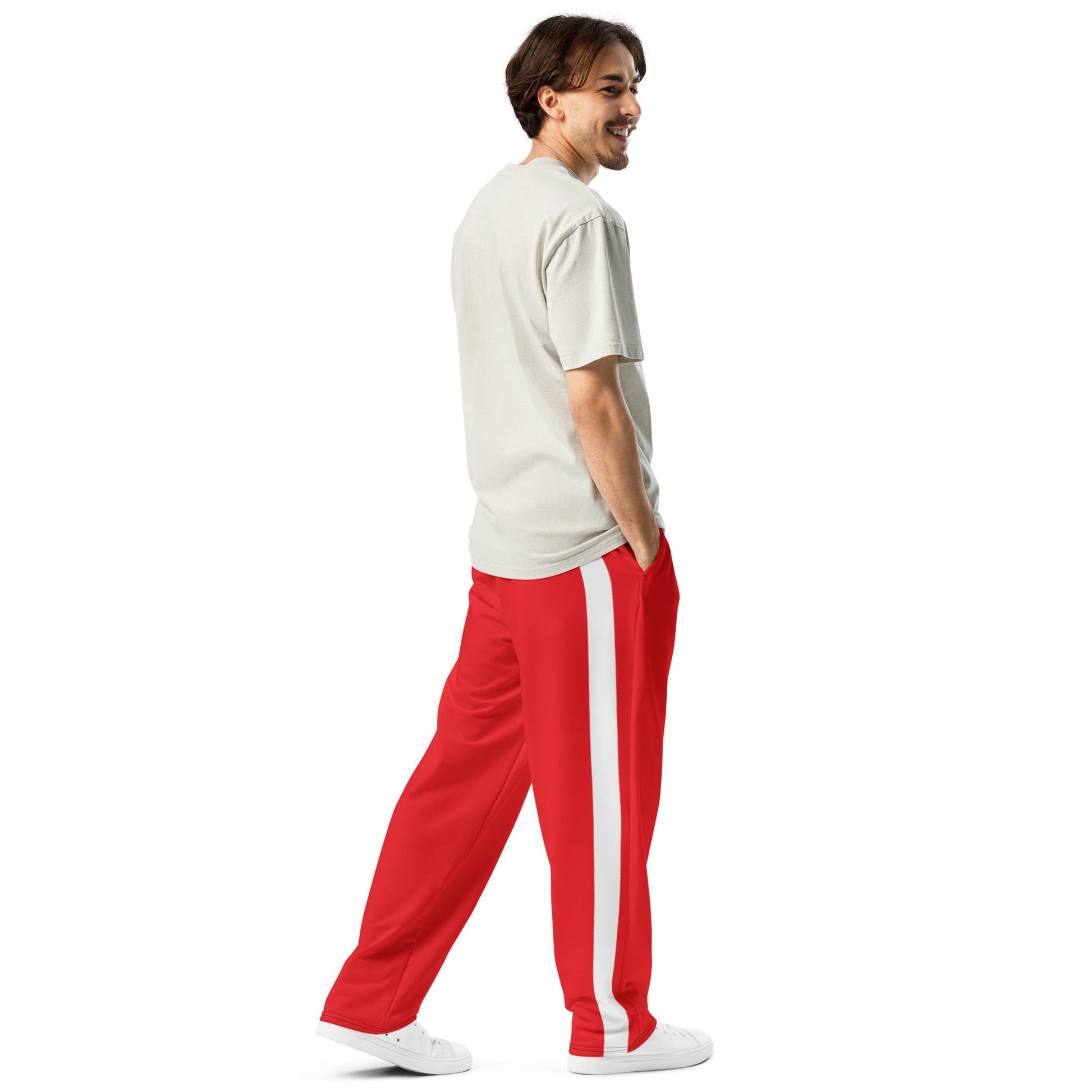 Psalms Angels Vegan Friendly Walk With Faith Wide-Leg Joggers Psalms 91.11