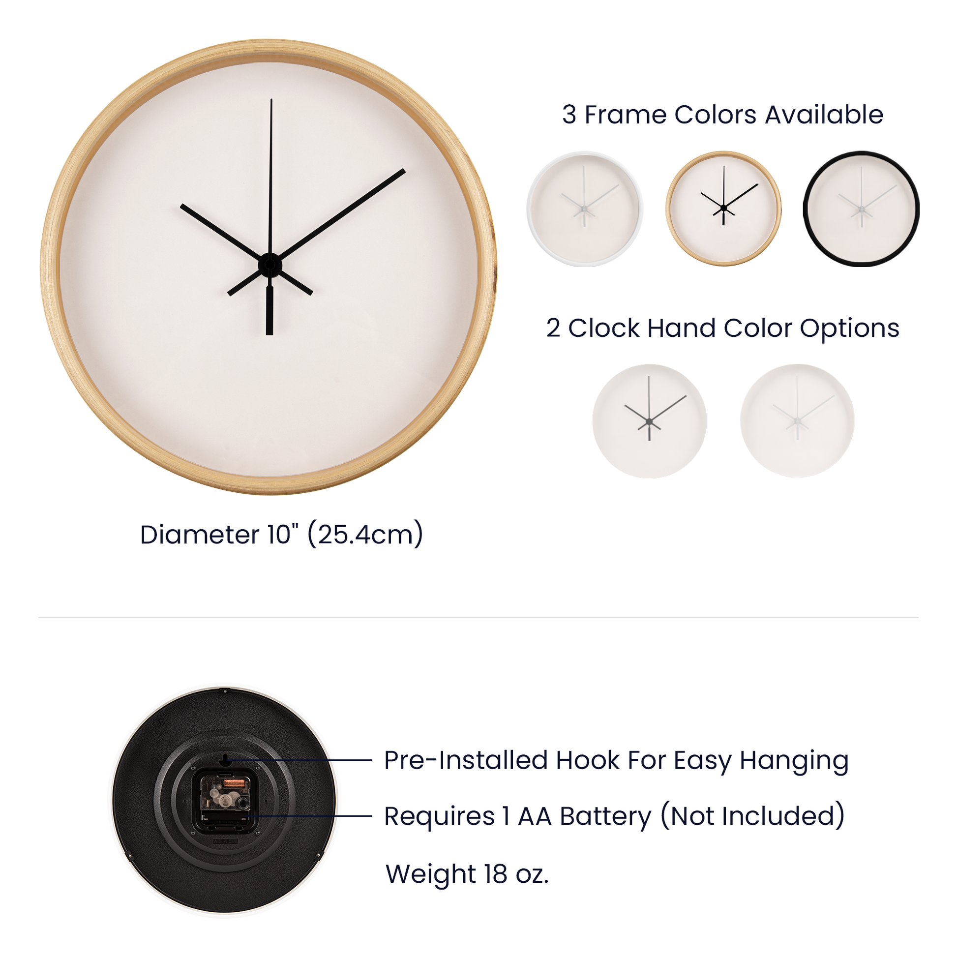 As For Me And My House We shall Serve The Lord Wall Clock Shiny Things