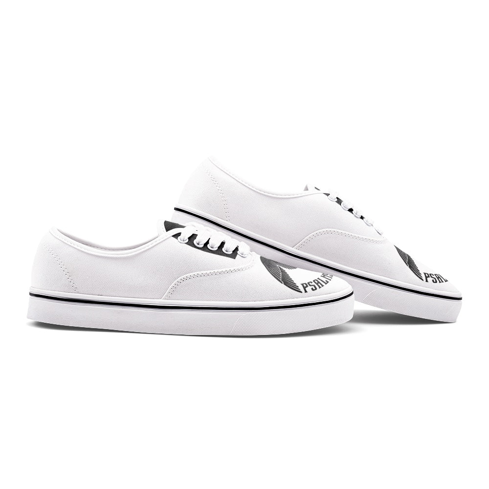 Psalms Angels Unisex Canvas Low Cut Loafer Style Sneakers Psalms 118.1