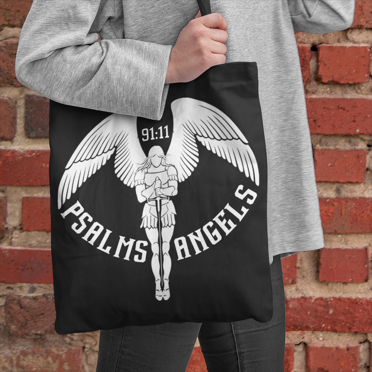 Heavy Duty and Strong Natural Black Canvas Tote Bag