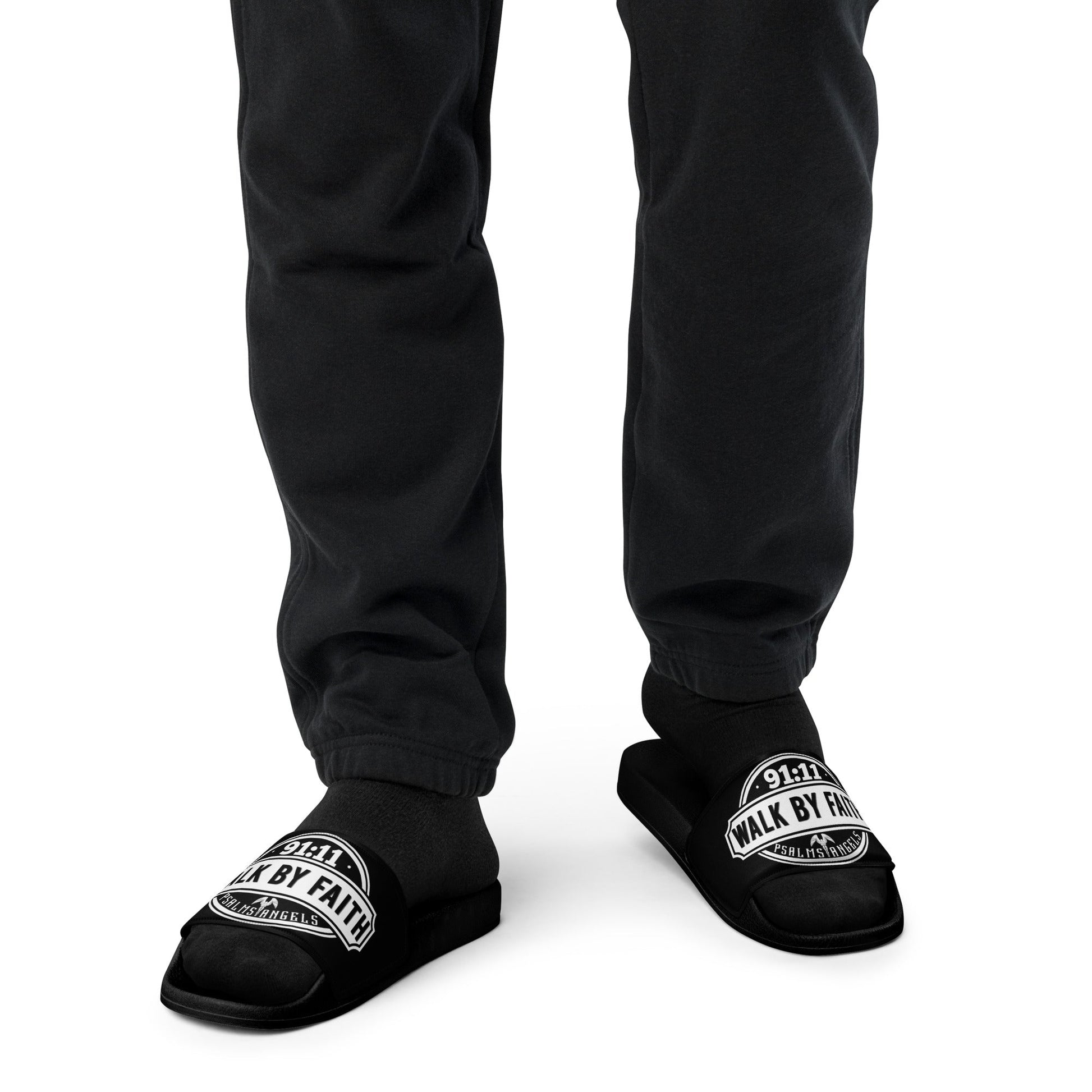 Psalms Angels Walk By Faith Men’s slides Psalms 91.11