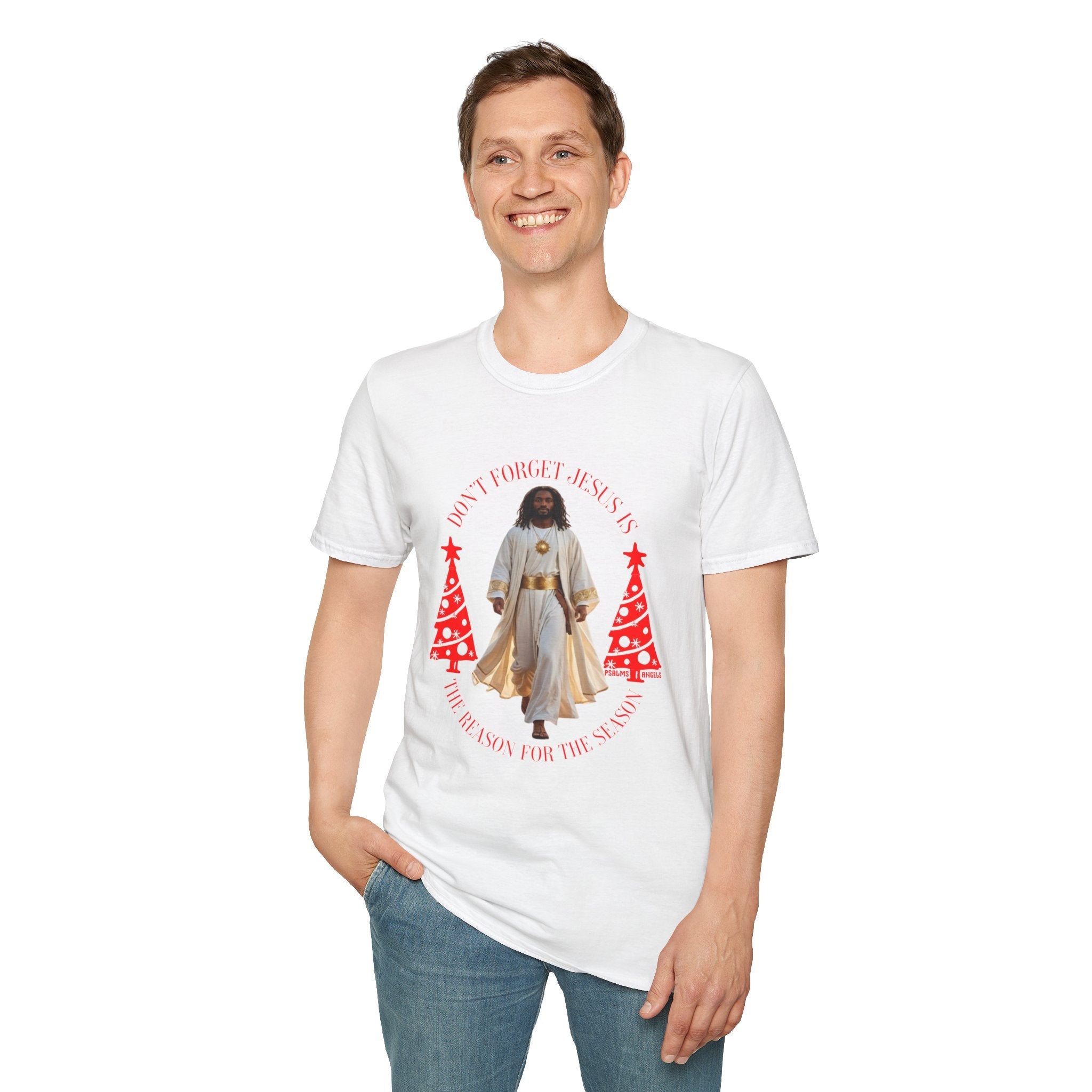 Psalms Angels Limited Edition "Jesus Is The Reason For The Season" Graphic Unisex  Tee Printify