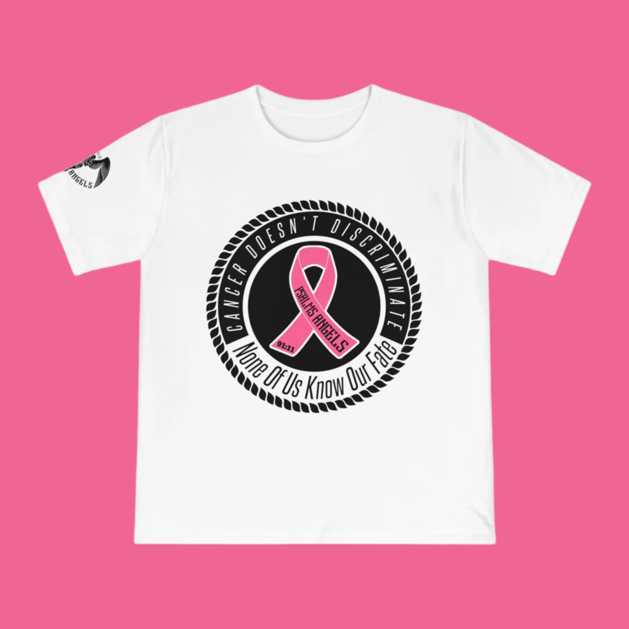 Psalms Angels Prostate Cancer Awareness Charitable Unisex Organic Cotton T-Shirt - Psalms-Angels.com