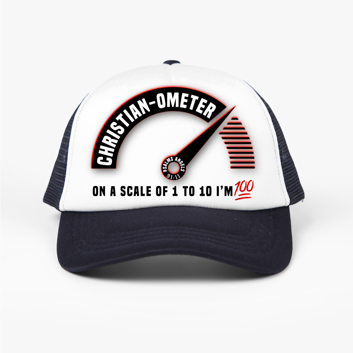 100% Christian Adjustable Fit Truckers Hat - Multiple Colours Plus1