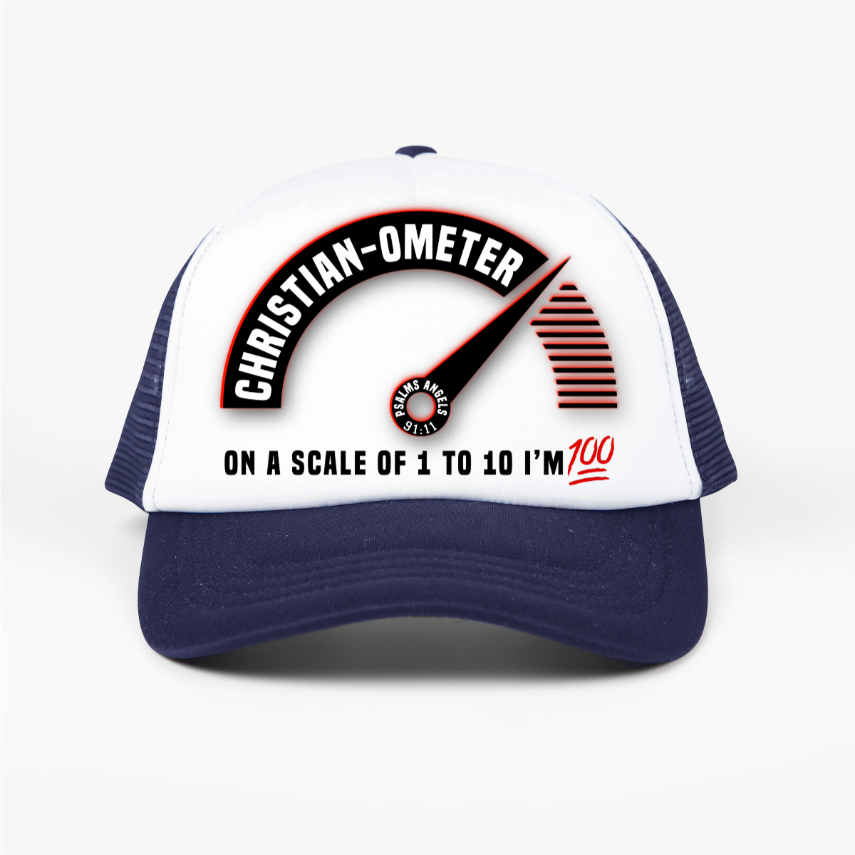 100% Christian Adjustable Fit Truckers Hat - Multiple Colours Plus1