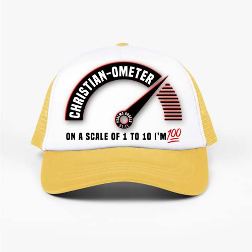 100% Christian Adjustable Fit Truckers Hat - Multiple Colours Plus1