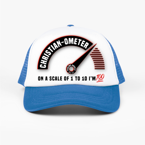 100% Christian Adjustable Fit Truckers Hat - Multiple Colours Plus1