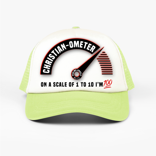100% Christian Adjustable Fit Truckers Hat - Multiple Colours Plus1