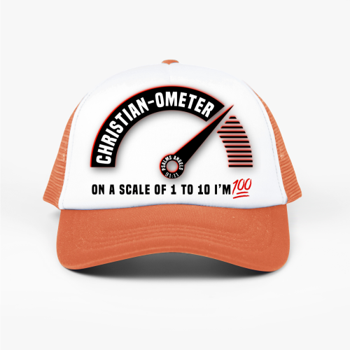 100% Christian Adjustable Fit Truckers Hat - Multiple Colours Plus1