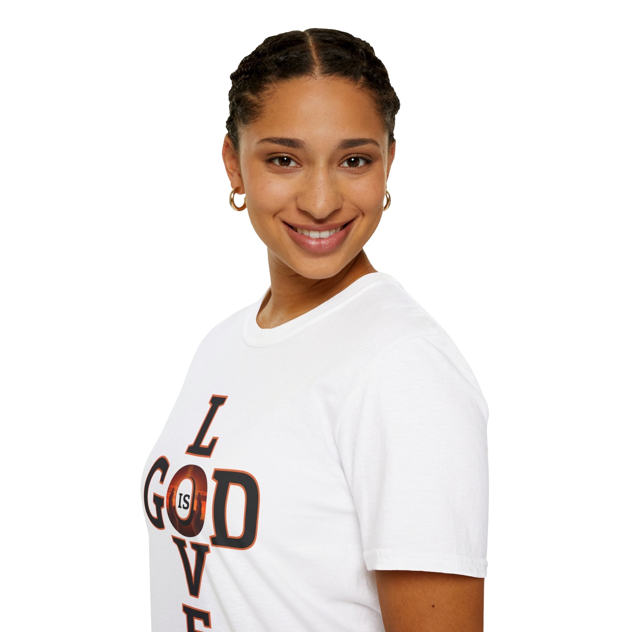 Psalms Angels "God Is Love" Graphic Unisex White Tee Armour