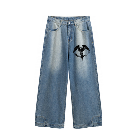 Psalms Angels Wide-leg Jeans
