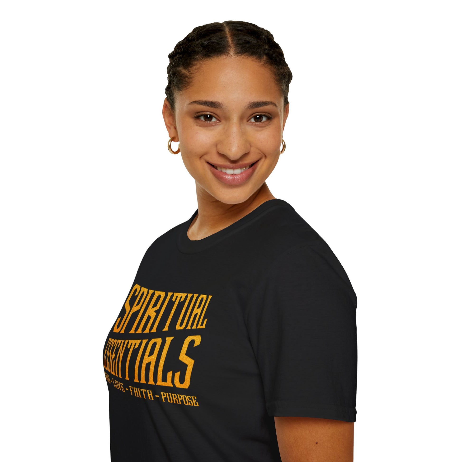 Psalms Angels Spiritual Essentials Classic Unisex Black Tee
