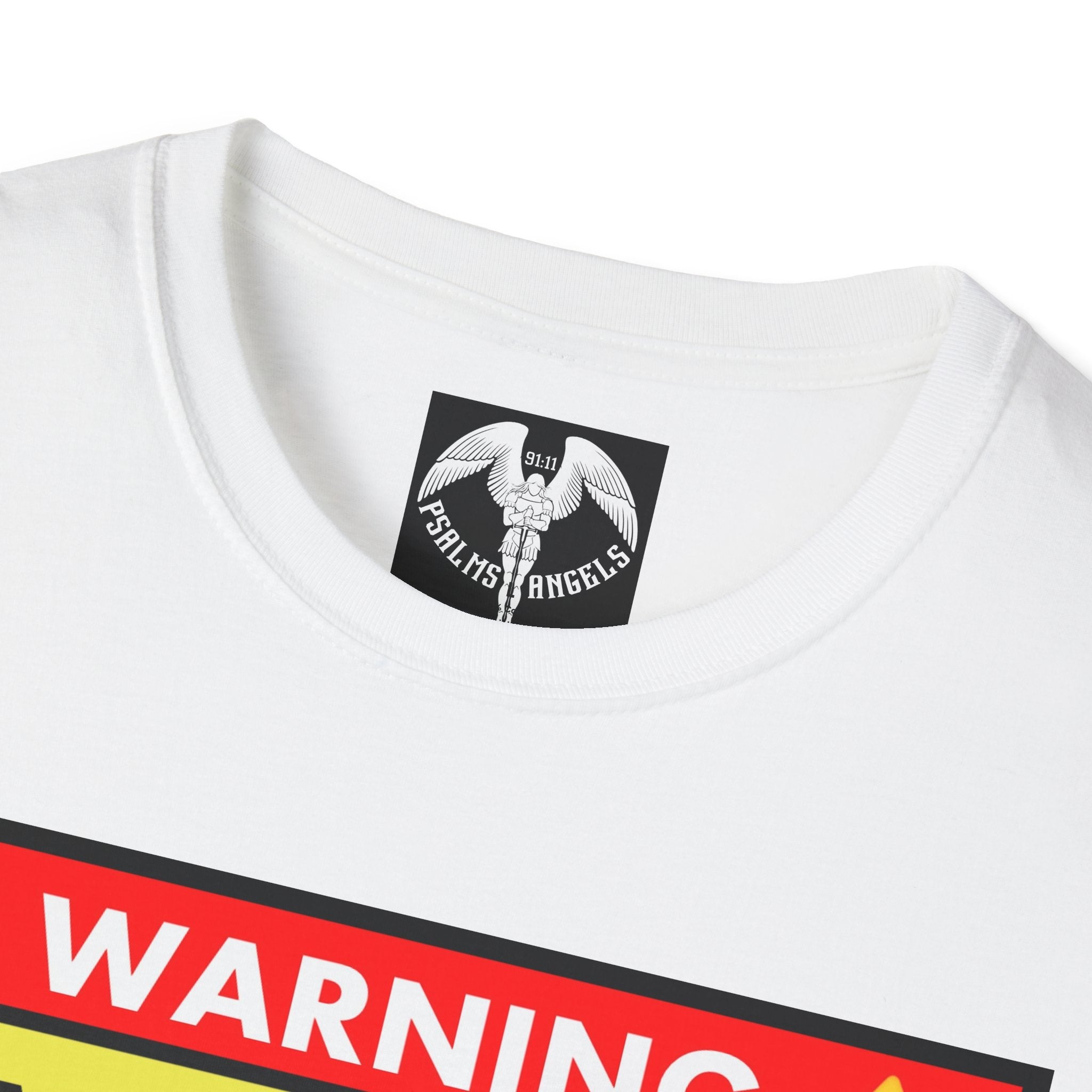 Psalms Angels "Unapologetically Christian" Graphic Unisex White Tee Amour
