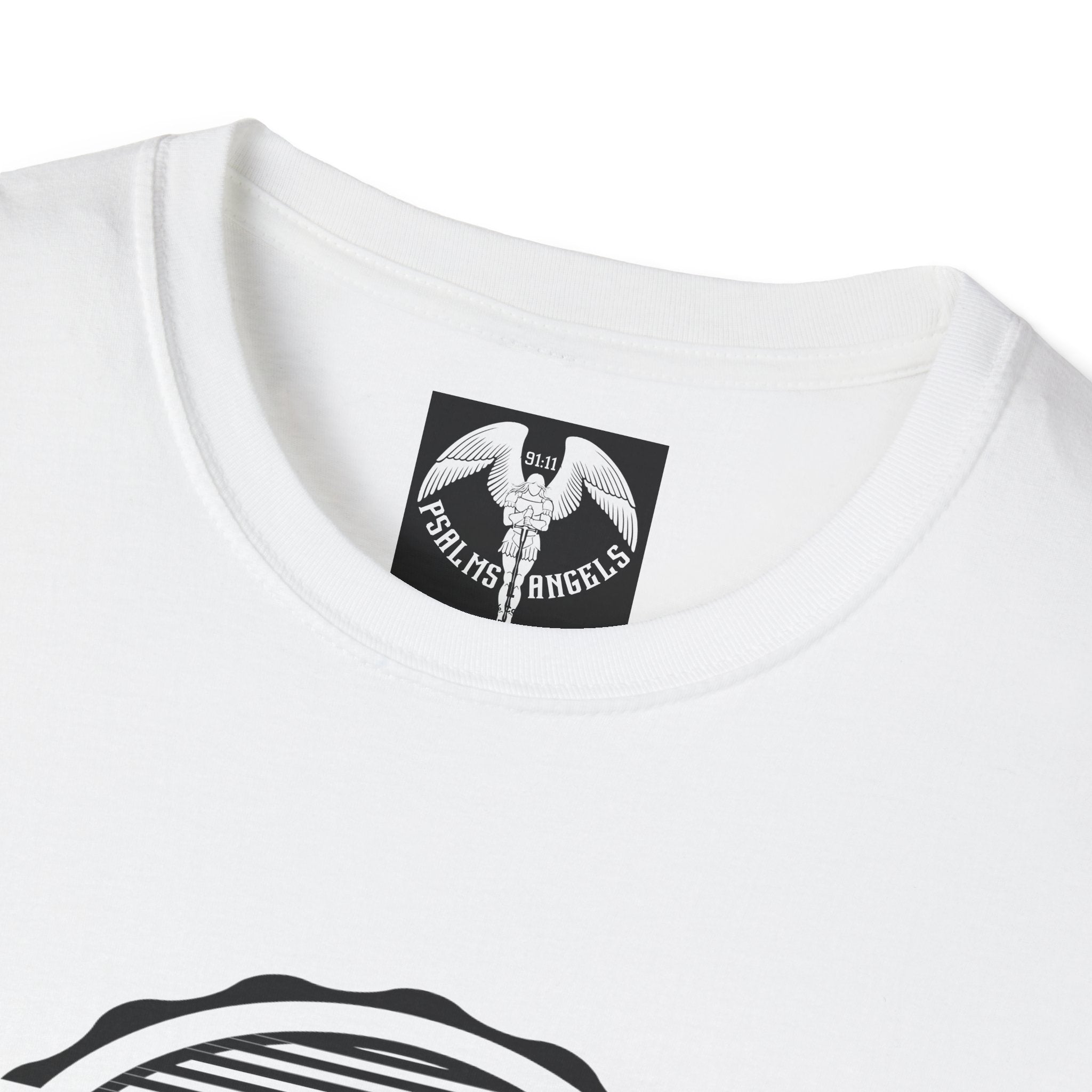 Psalms Angels "Let Go And Let God" Graphic Unisex White Tee Armour