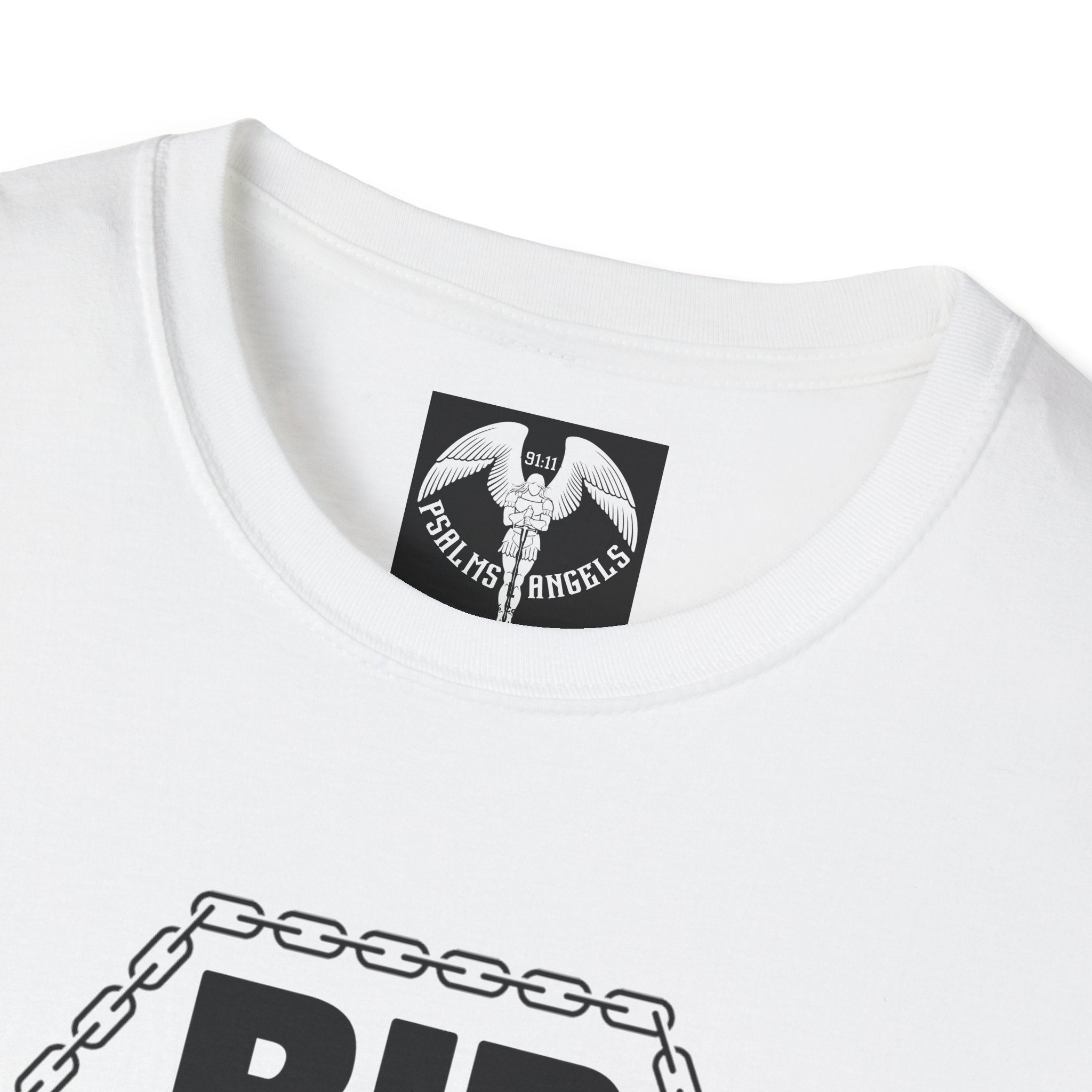 Psalms Angels "RIP To The Old Me" Graphic Unisex White Tee Amour