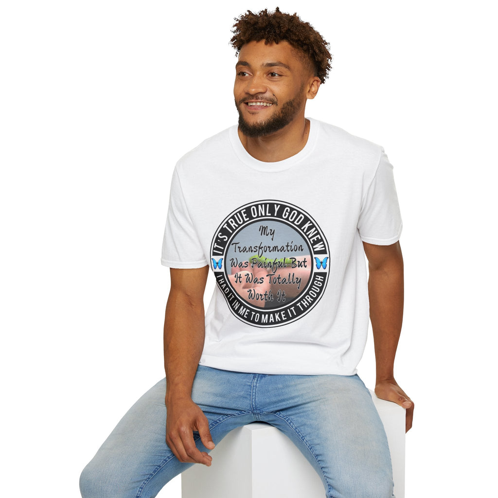Psalms Angels "Transformative" Graphic Unisex White Tee Armour