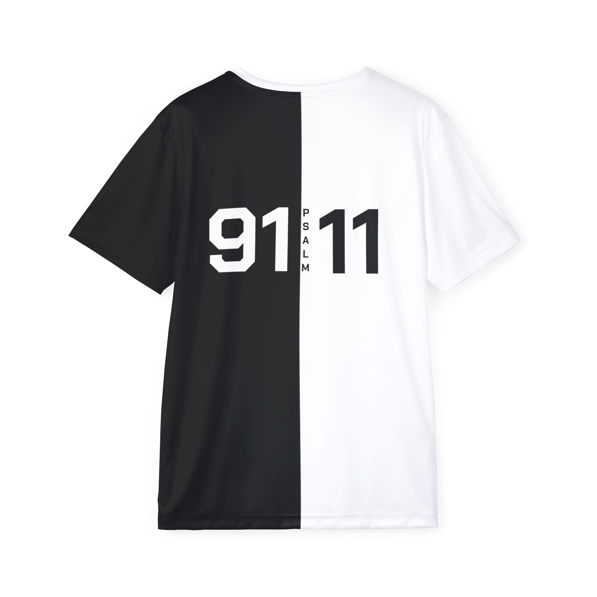 Psalms Angels Active Wear Lightweight Moisture Wicking Sports Jersey Black And White Tee Armour