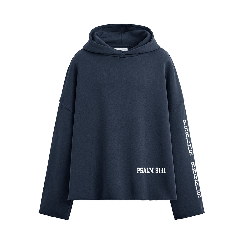 Psalm 91:11 Unisex Boxy 460GSM Heavyweight Hoodie