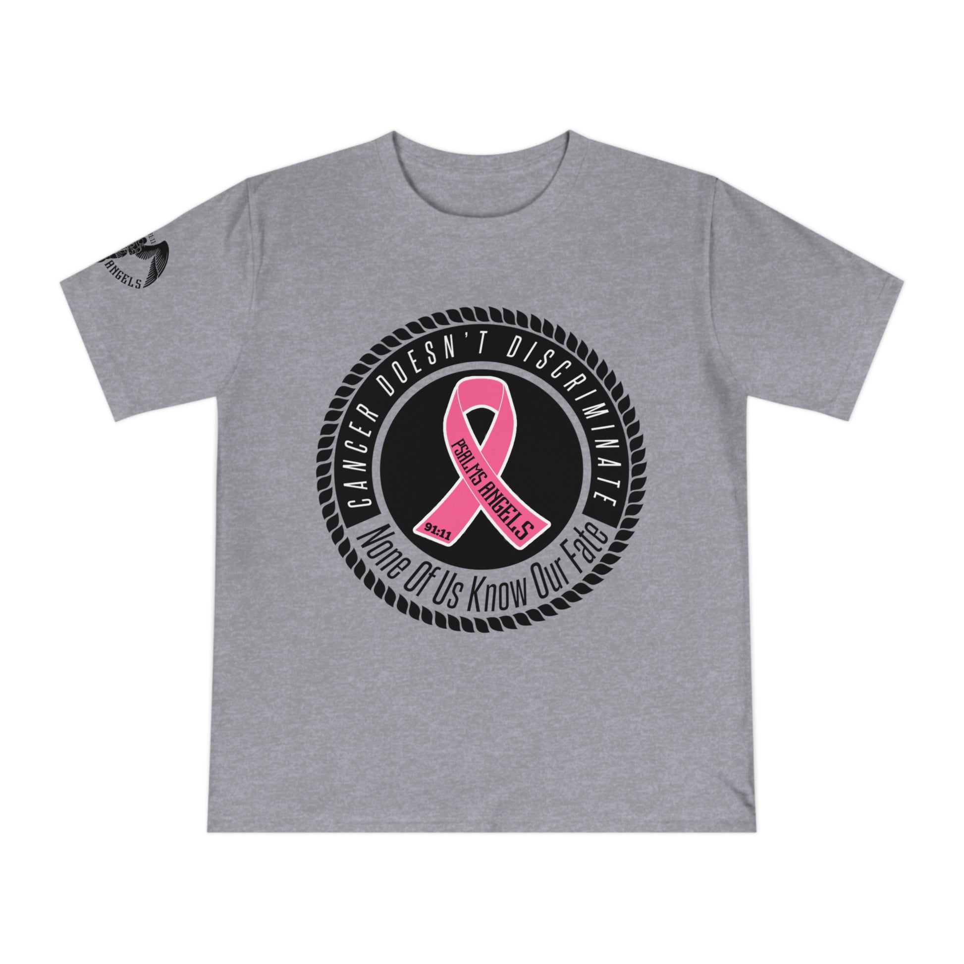 Psalms Angels Prostate Cancer Awareness Charitable Unisex Organic Cotton T-Shirt