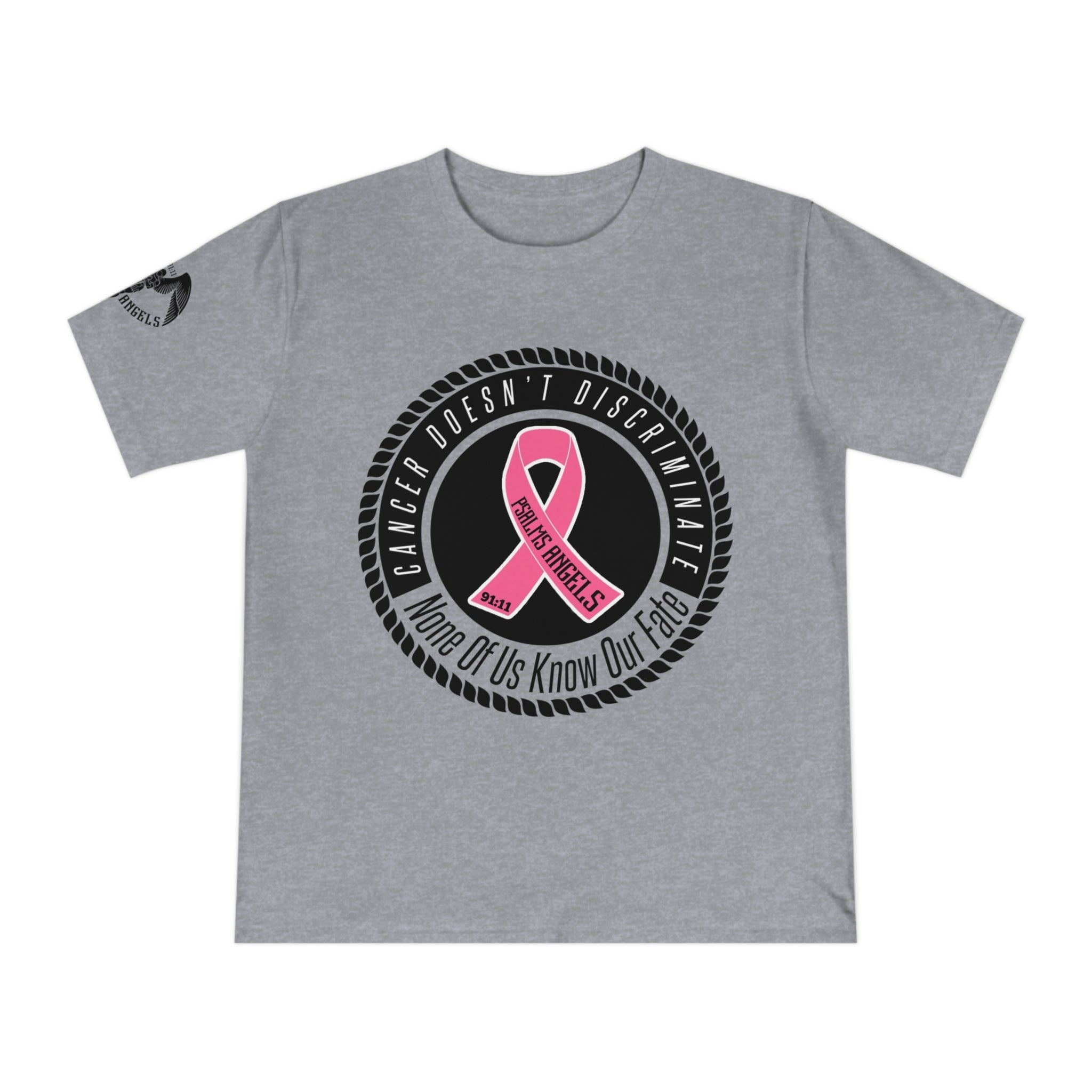 Psalms Angels Prostate Cancer Awareness Charitable Unisex Organic Cotton T-Shirt Armour
