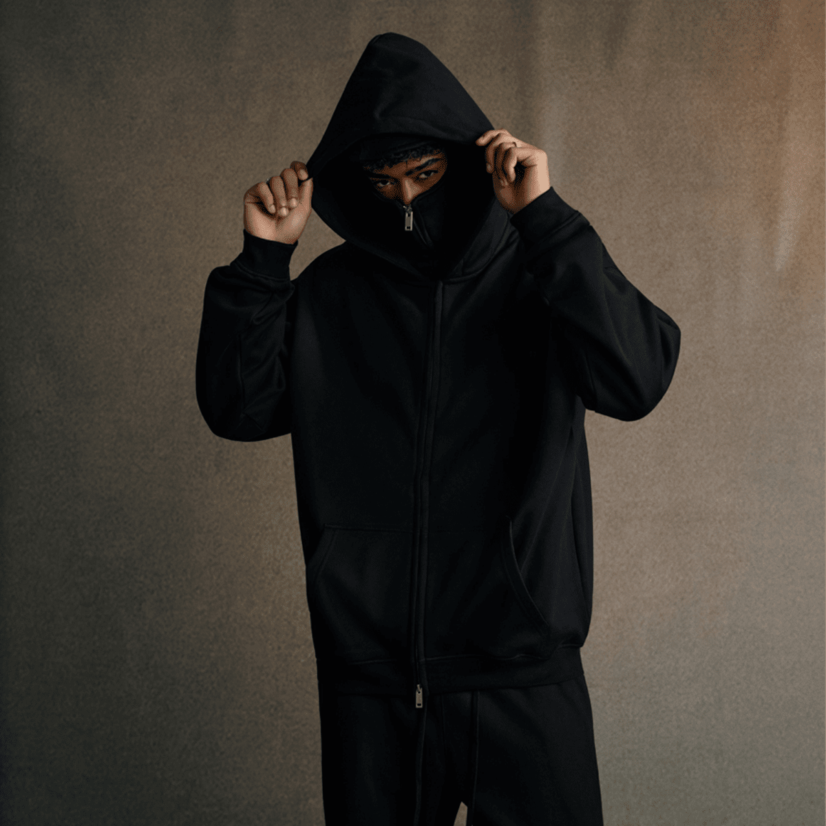 Windproof Zip-Up Face Mask Hoodie Psalms-Angels.com