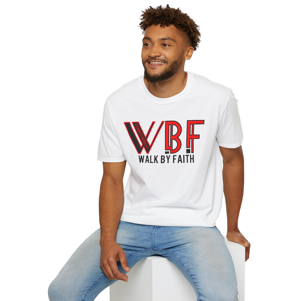 Psalms Angels "Walk By Faith" Graphic Unisex White Tee Amour
