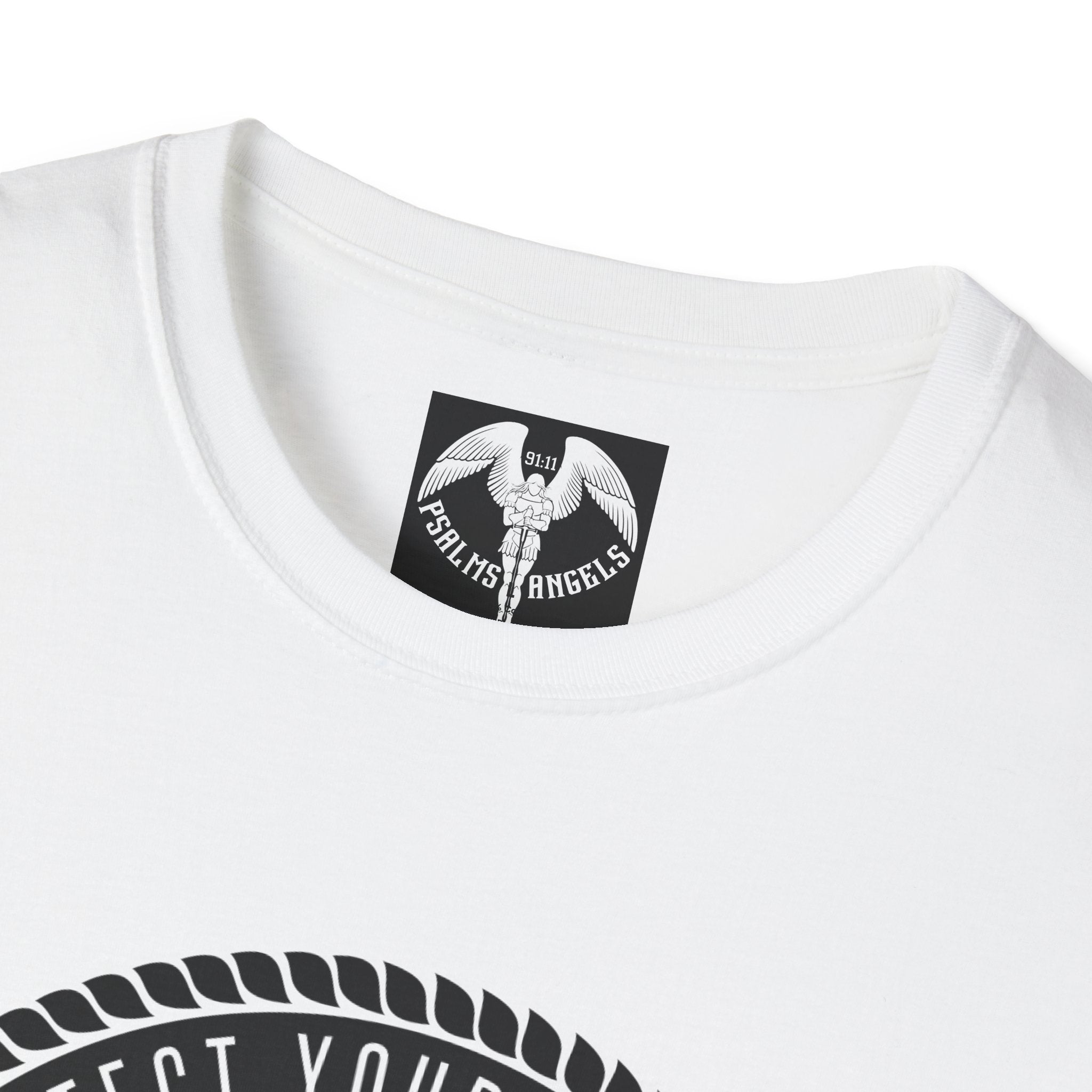 Protect Yourself From STD’s "Spirituality Transmitted Diseases" Graphic Unisex White Tee - Psalms-Angels.com