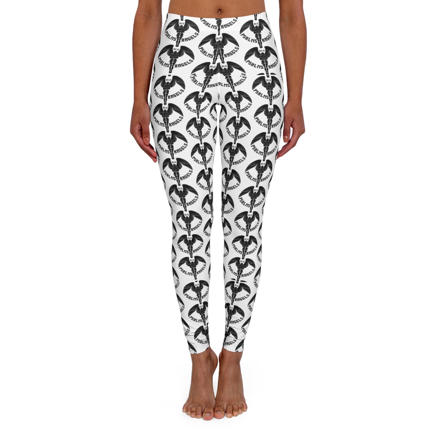 Psalms Angels Logo Women's Casual Spandex Leggings