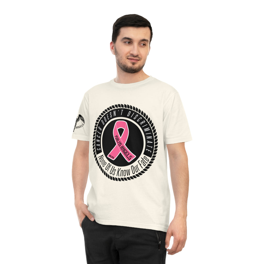 Psalms Angels Prostate Cancer Awareness Charitable Unisex Organic Cotton T-Shirt