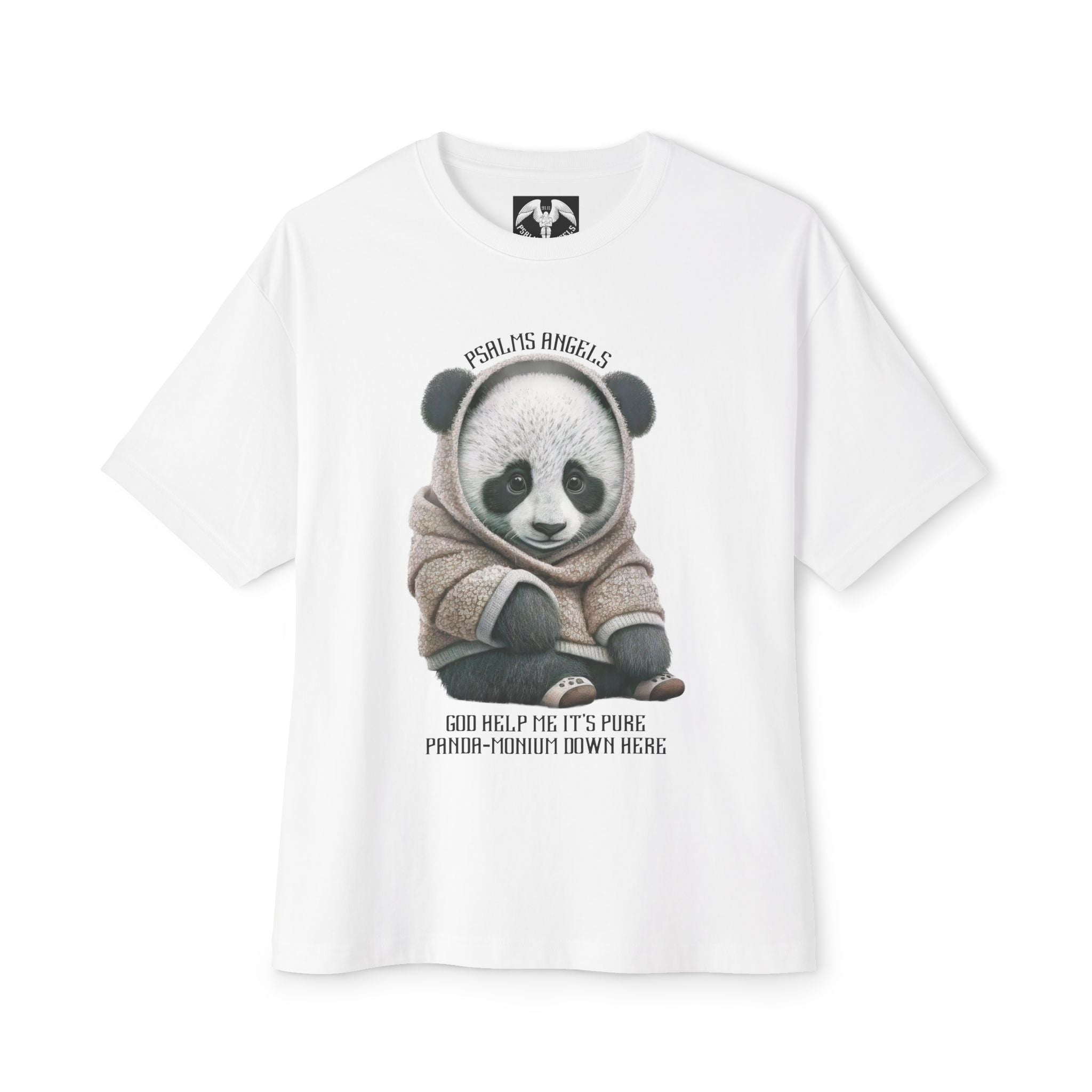 Psalms Angels Pandemonium Unisex Oversized Boxy Lux Tee 