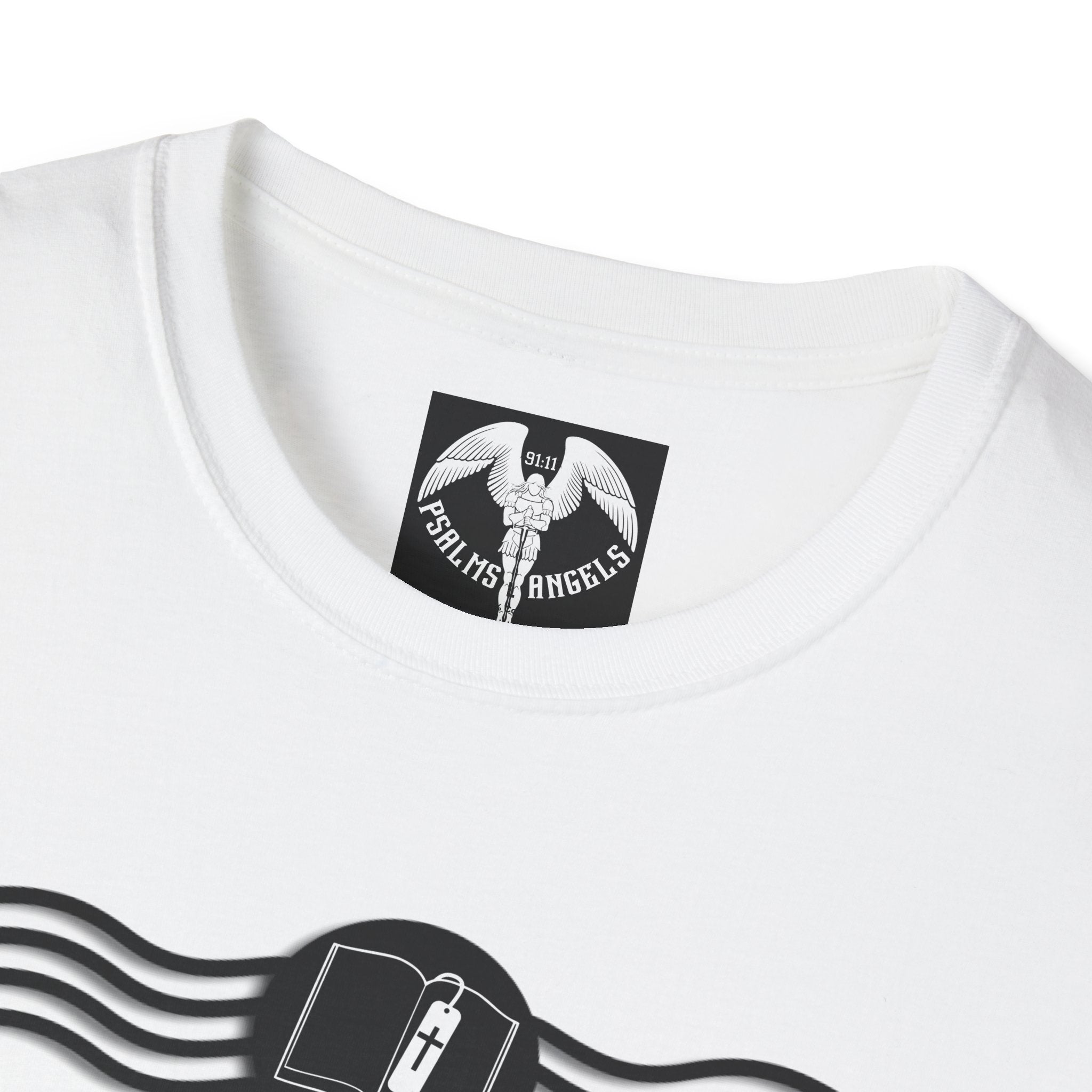 Psalms Angels "How Does Anyone Know You’re A Christian" Graphic Unisex White Tee Armour