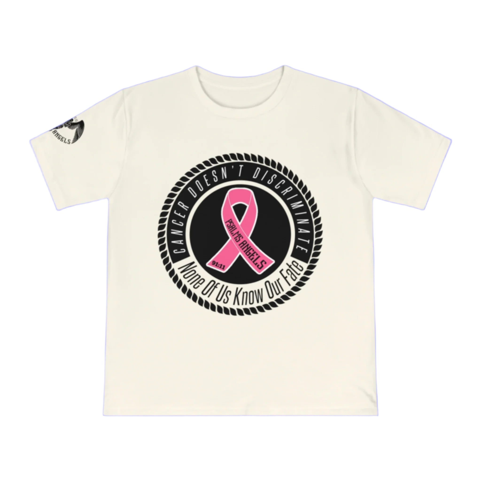 Psalms Angels Prostate Cancer Awareness Charitable Unisex Organic Cotton T-Shirt - Psalms-Angels.com