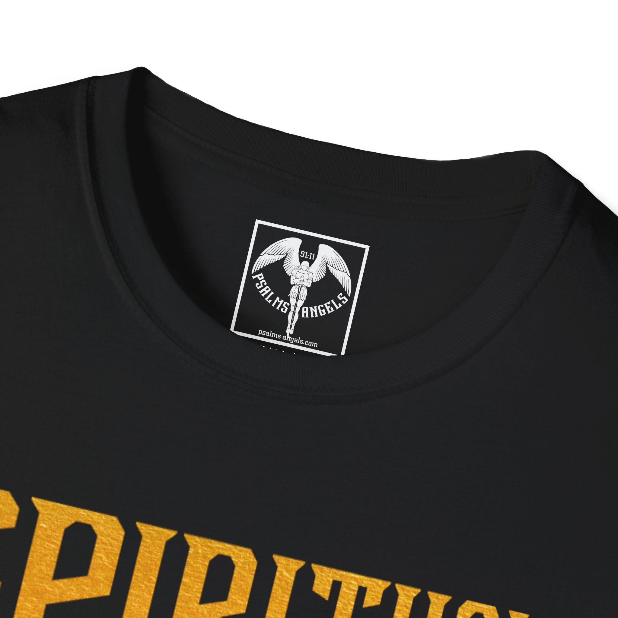 Psalms Angels Spiritual Essentials Classic Unisex Black Tee - Psalms-Angels.com