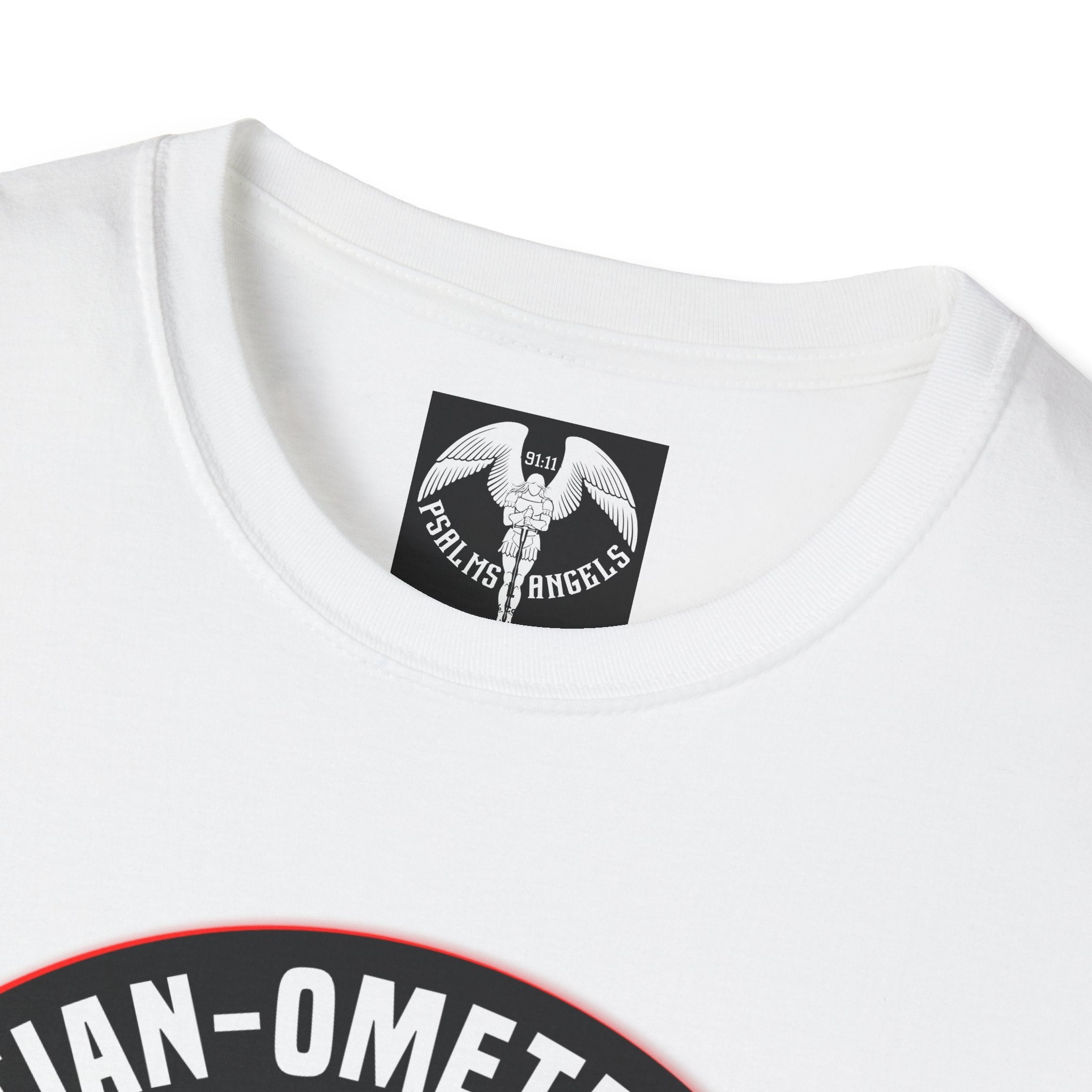 Psalms Angels "100 Percent Christian" Graphic Unisex White Tee Armour