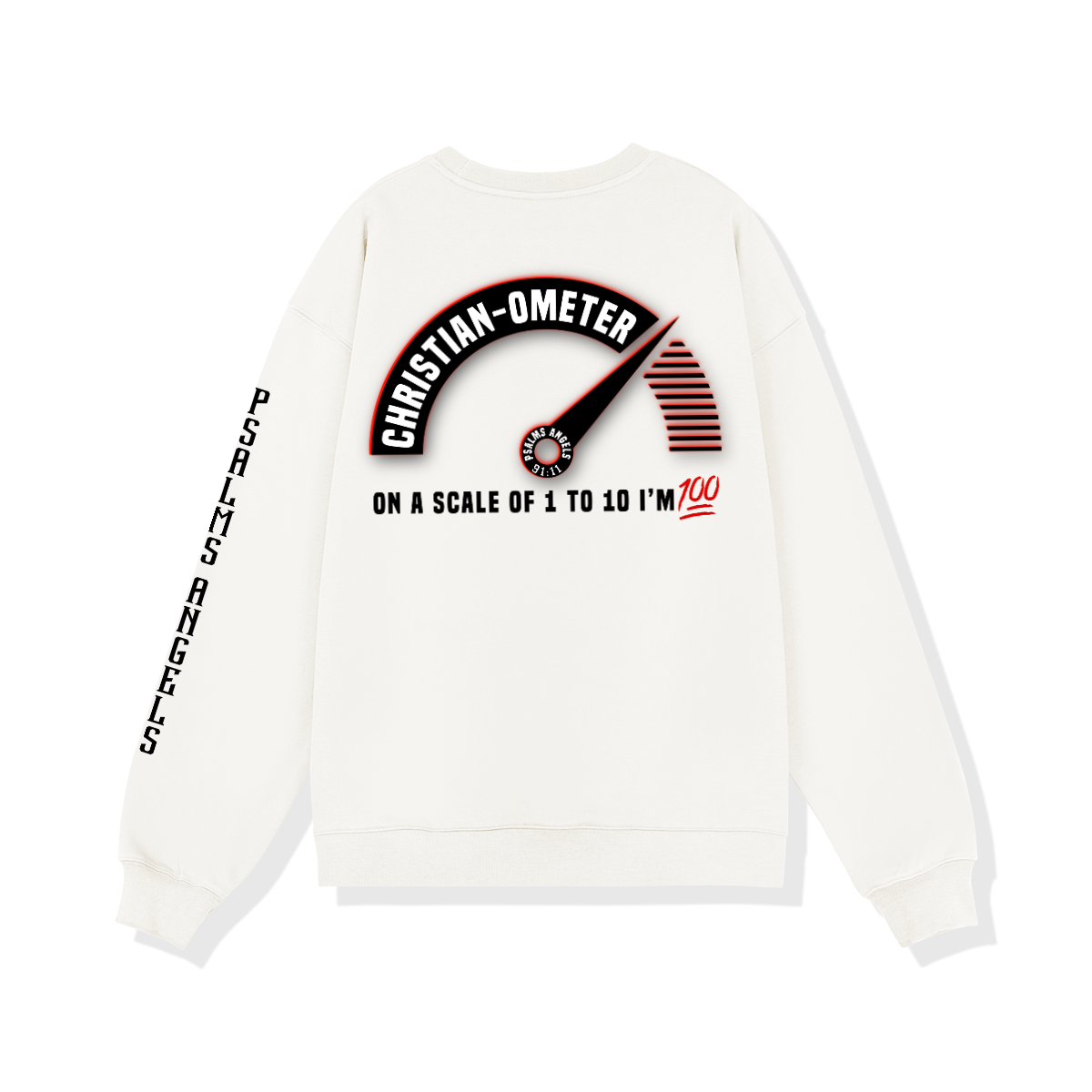 Psalms Angels 100% Christian Unisex Heavyweight Oversized Sweatshirt Plus1