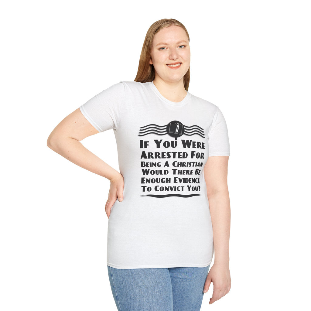 Psalms Angels "How Does Anyone Know You’re A Christian" Graphic Unisex White Tee Armour