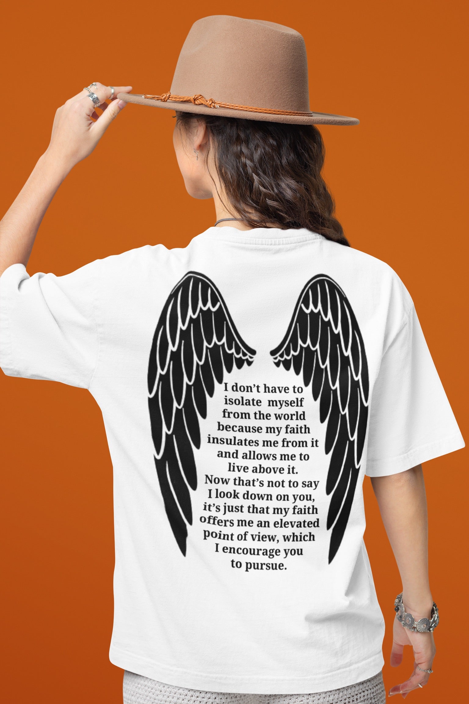 Palms Angels  Christian Clothing Brand elevated view T-shirt