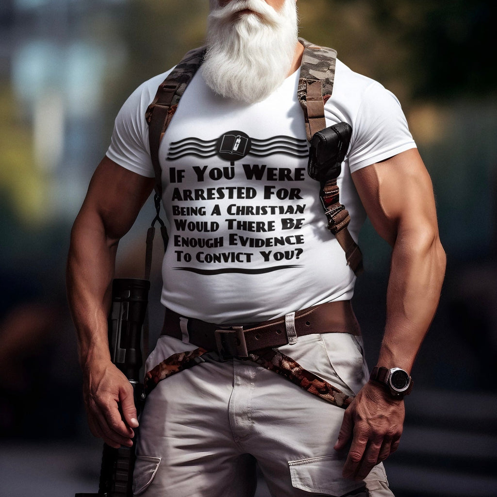 Psalms Angels "How Does Anyone Know You’re A Christian" Graphic Unisex White Tee Armour