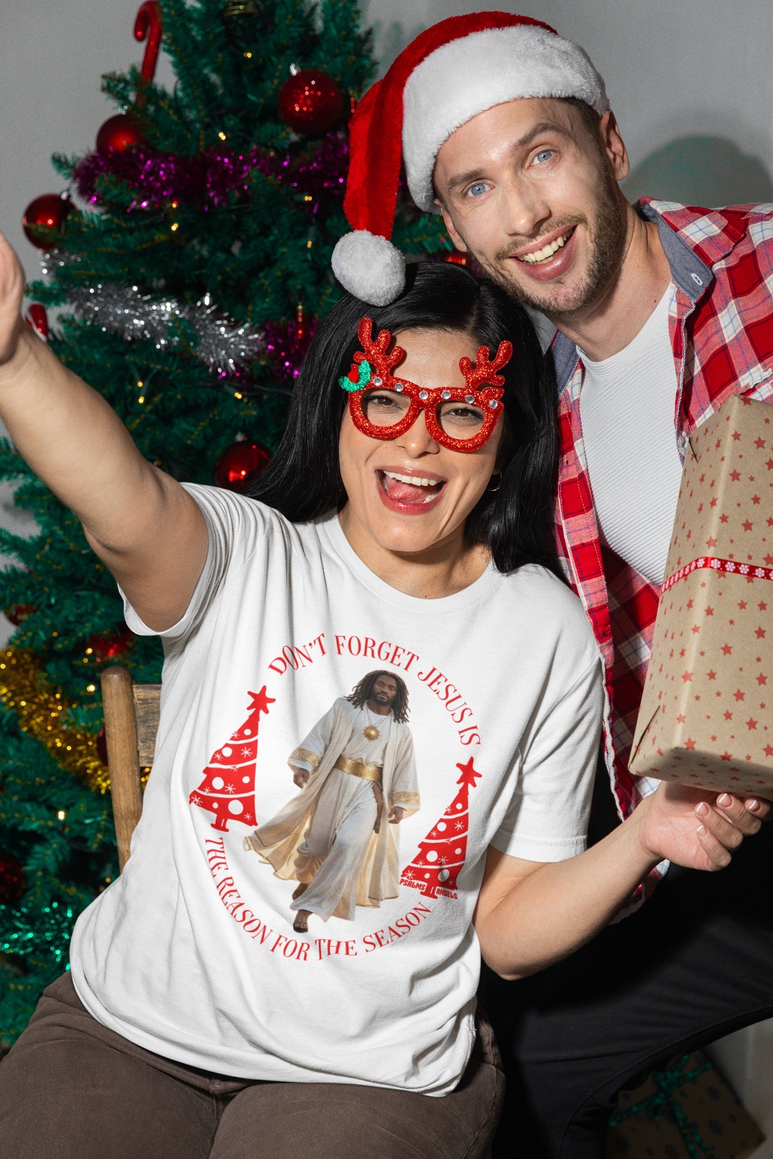 Psalms Angels Limited Edition "Jesus Is The Reason For The Season" Graphic Unisex  Tee Armour