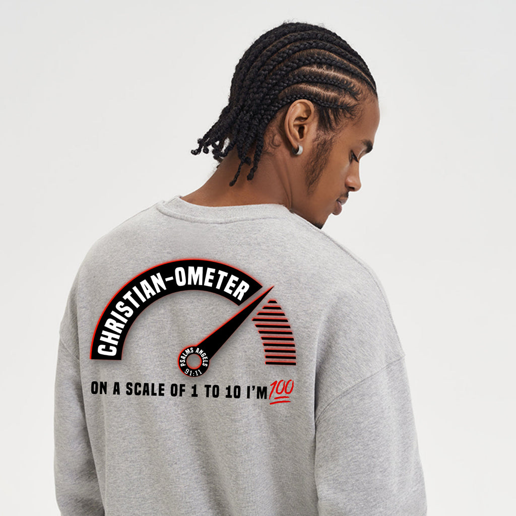 Psalms Angels 100% Christian Unisex Heavyweight Oversized Sweatshirt Plus1