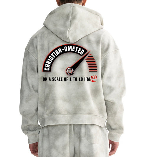 Retro Stonewashed Cotton 100% Christian Hoodie & Sweatpants Bargain Combo