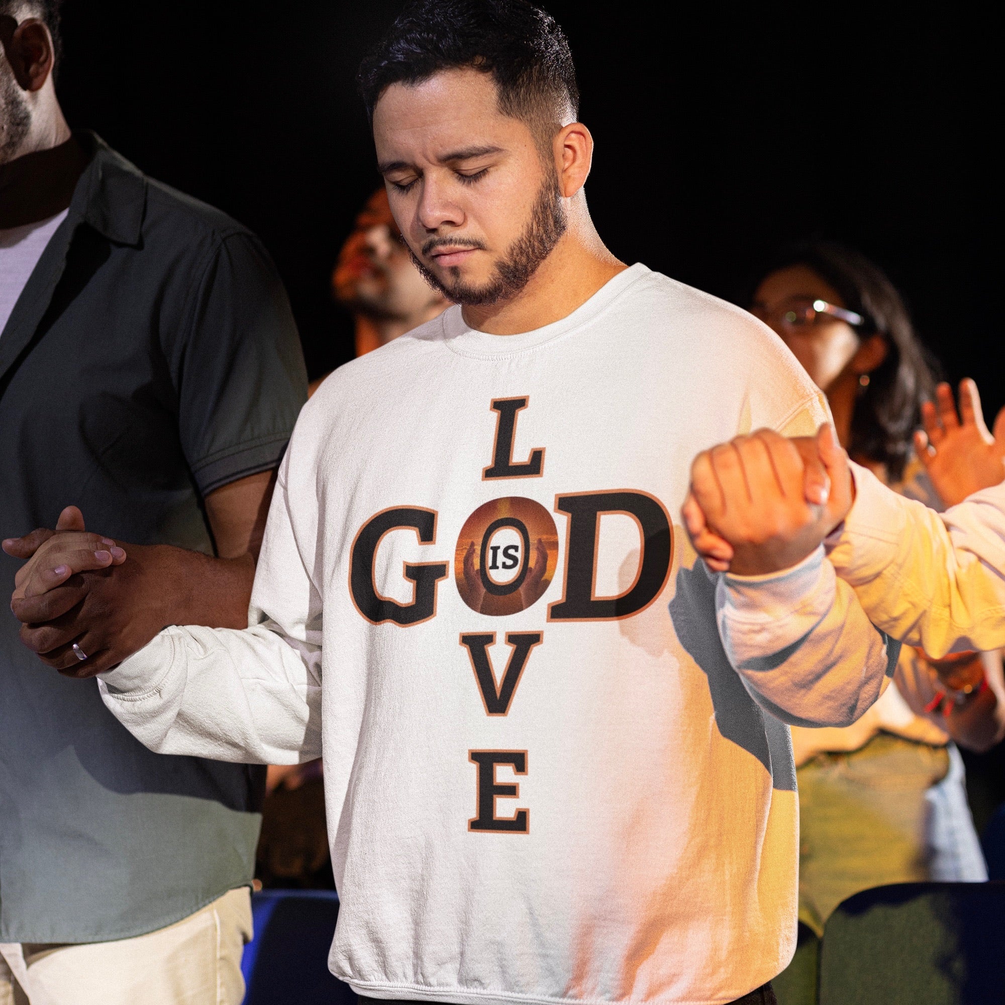 Psalms Angels "God Is Love" Graphic Unisex White Tee Armour