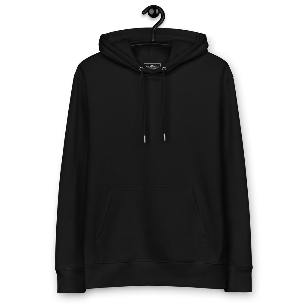 Unisex Premium Heavyweight 100% Organic Cotton Rear Printed Hoodie - Black Psalms 91.11