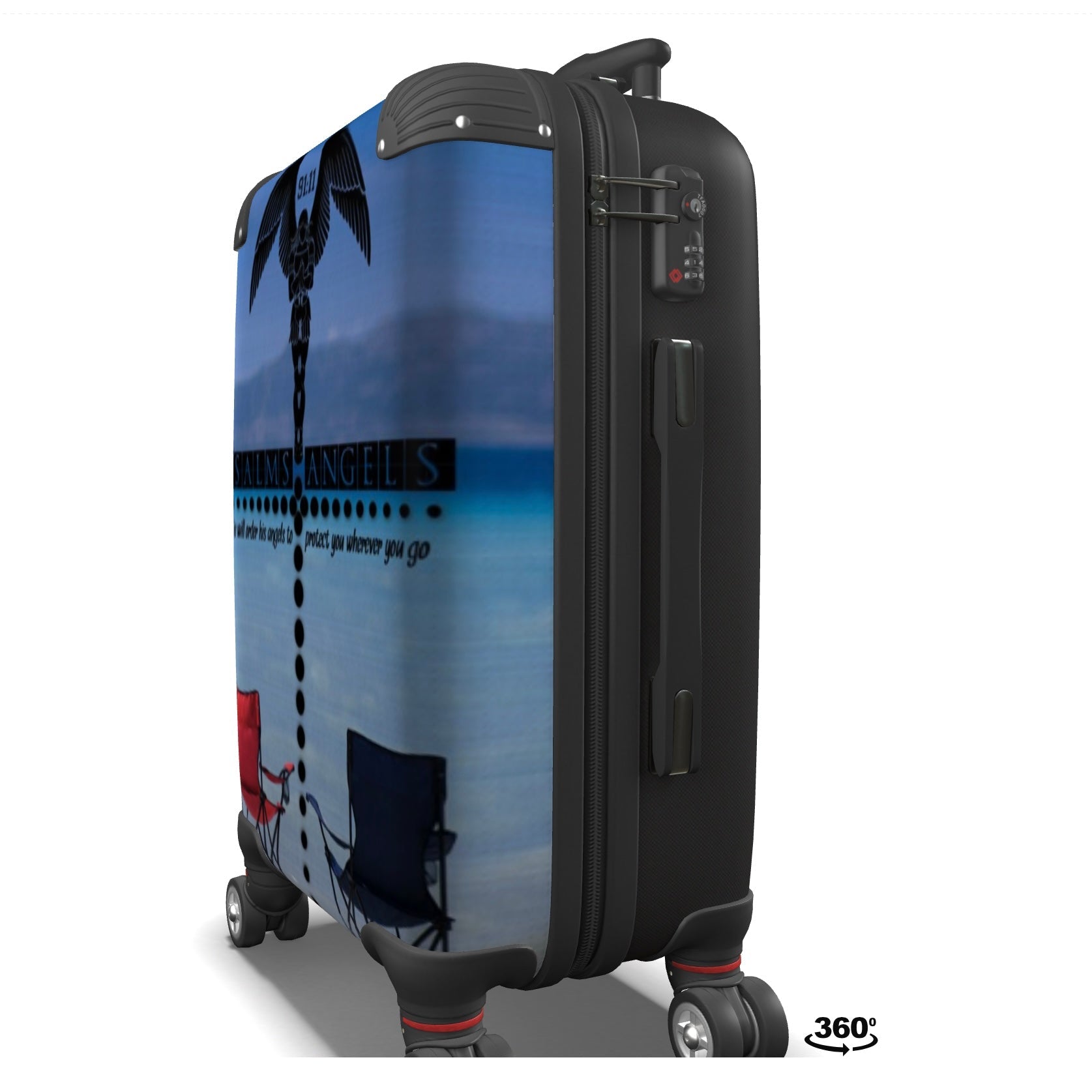 Psalms Angels Cabin Approved Suitcase Contra