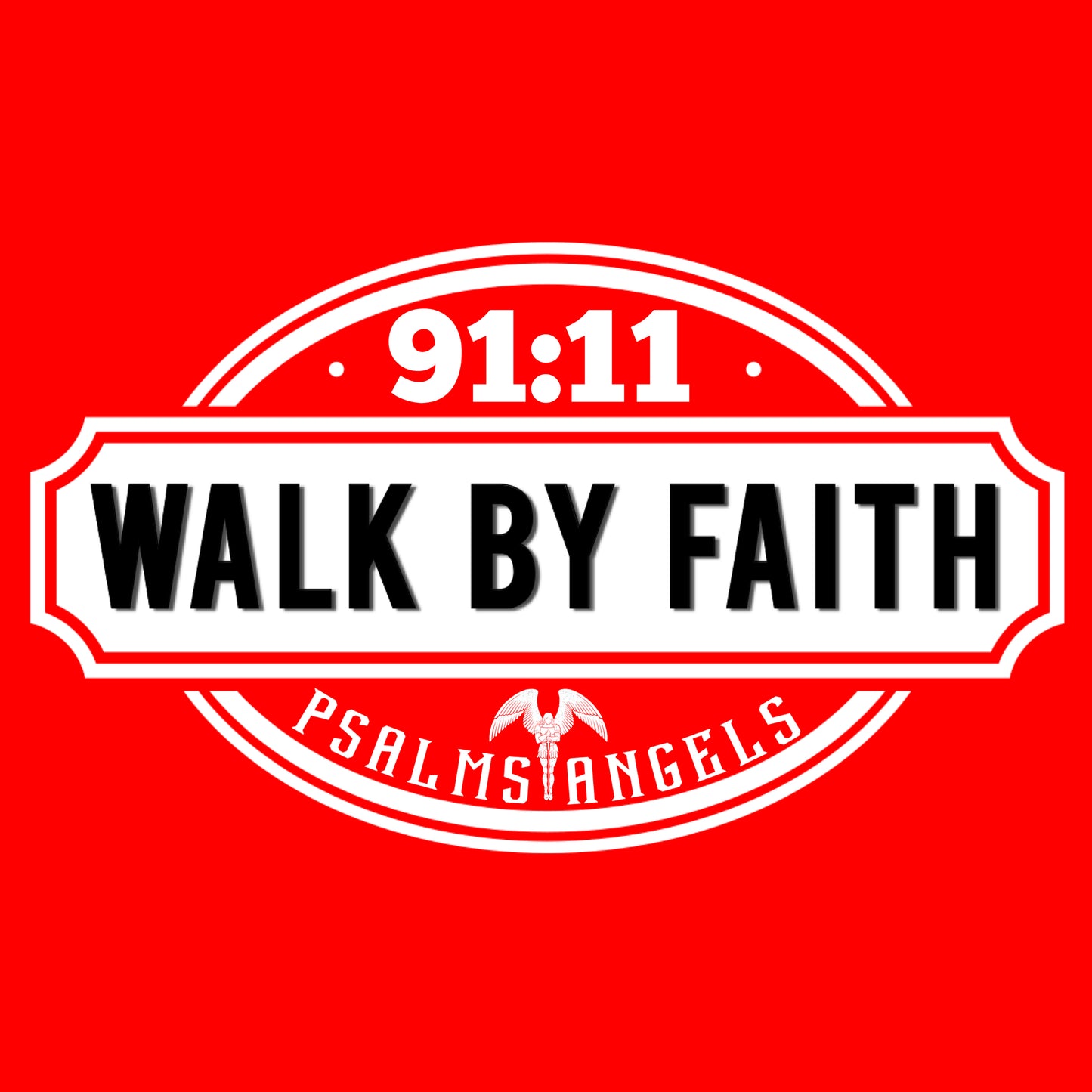 Psalms Angels Vegan Friendly Walk With Faith Wide-Leg Joggers